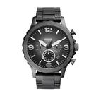 Relógio Fossil Masculino Nate Quartz Chronógrafo em Aço Inoxidável