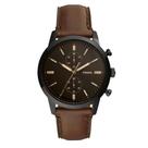Relógio Fossil Masculino Ref: Fs5437/0mn Cronógrafo Black Relógio Fossil Masculino Ref: Fs5437/0mn Cronógrafo Black