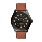 Relógio Fossil Masculino Ref: Fs5978/0pn Solar Casual Black