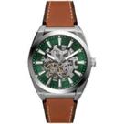 Relógio Fossil Masculino Ref: Me3261/0vn Automático Esqueleto Prateado Relógio Fossil Masculino Ref: Me3261/0vn Automático Esqueleto Prateado