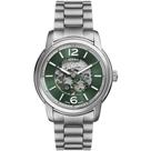 Relógio Fossil Masculino Ref: Me3262/1kn Automático Esqueleto Prateado