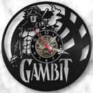 Relógio Gambit X-men Desenho Filme Serie Tv Geek Vinil Lp Promoção