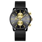 Relógio GOLDEN HOUR Fashion Sport Quartz analógico para homens Relógio GOLDEN HOUR Fashion Sport Quartz analógico para homens
