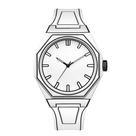 Relógio GORBEN Creative Sketch Sports Fashion Quartz White