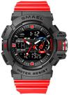 Relógio Gosasa S-Shock 8043_Red LED digital à prova d'água para homens