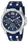 Relógio GUESS Iconic Blue em aço inoxidável em silicone U0366G2