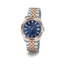 Relógio Guess Masculino Bicolor com Fundo Azul - GW0977G5