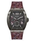 Relógio GUESS Masculino - Caixa 43mm Bronze com Pulseira Vermelha Relógio GUESS Masculino - Caixa 43mm Bronze com Pulseira Vermelha