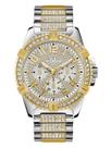 Relógio GUESS Stainless Steel + Gold-Tone Crystal U0799G4 Relógio GUESS Stainless Steel + Gold-Tone Crystal U0799G4