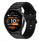 Relógio Haylou Watch 4s Com Gps Display Amoled 1.43 Caixa Preto Pulseira Preta Bisel Preto Desenho Da Pulseira Mesh