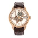 Relógio HERITOR Sanford Automatic Semi Skeleton Masculino Marrom