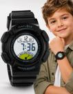Relogio Infantil Masculino Preto Isaclock Original Resistente Criança Menino Ipm001