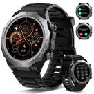 Relógio inteligente Atheewon Military com tela HD IP68 IP68 Android/IOS