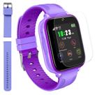 Relógio inteligente cjc 4G Kids 1,6" com rastreador GPS, câmera SOS, roxo