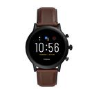 Relógio inteligente Fossil Gen 5 Carlyle FTW4026 44mm preto/marrom