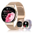 Relógio inteligente HXQHSTBG com tela HD de 1,32" para Android/iOS para mulheres