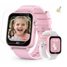 Relógio inteligente KIPY WATCH para crianças com rastreador GPS e chamada de vídeo, rosa