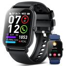 Relógio inteligente Poounur 1,85" HD Fitness Tracker IP68 Android iOS