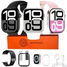 Relogio Inteligente Smart Watch Pequeno W10 Mini Tela Amoled Android iOS Faz Ligaçoes Troca Foto