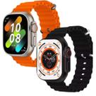 Relógio inteligente Smartwatch W69+(Ultra Plus) Series 10 GPS NFC Tela Super Amoled 2.2" Bateria 450mah 2GB Armazenamento interno