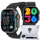 Relógio inteligente Smartwatch Wearmax W69 PLUS Gen 2 Amoled Microwear lançamento NFC assistente inteligencia artificial chat GPT 1 Pulseiras