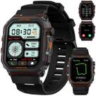 Relógio inteligente XSCQ Military para homens com chamadas Android/iPhone de 1,75"