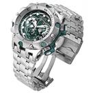 Relógio Invcta Venom Hybrid 27788 Prata Verde - Majestoso Joias e Acessorios