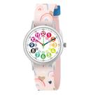 Relógio ITOOZYNN Kids Rainbow Nylon Bracelet 4-11 anos