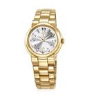 Relógio Jean Vernier Caixa Pulseira Aço 10ATM Vidro Cristal
