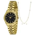 Relogio kits feminino analogico lrgm064l32 k0ja dourado