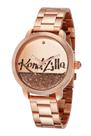 Relógio kondzilla 32262lpmvre2 cristais rosé