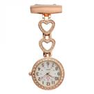 Relógio Lapela Bolso Enfermagem Fashion Quartz Pedras Strass