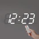 Relógio LED mooas 3D Pure Slim L com calendário, alarme e temperatura Relógio LED mooas 3D Pure Slim L com calendário, alarme e temperatura