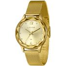 Relógio LINCE feminino analógico dourado LRG4826L40 C2KX
