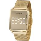 Relógio LINCE feminino digital dourado MDG4619L BXKX