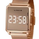 Relógio Lince Feminino Digital Rosê Led MDR4619L BXRX