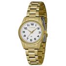 Relogio Lince Feminino Dourado pequeno com números e strass LRGJ099L B2KX Relogio Lince Feminino Dourado pequeno com números e strass LRGJ099L B2KX