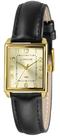 Relogio Lince Feminino quadrado dourado preto com numeros pulseira
