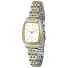 Relogio Lince Feminino quadrado pequeno dourado prata misto de aço LQT4502L B1SK Relogio Lince Feminino quadrado pequeno dourado prata misto de aço LQT4502L B1SK