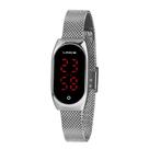 Relógio Lince Led Prata Feminino LDM4641L