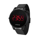Relógio Lince LED Preto MDN4586L PXPX