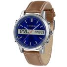 Relogio Lince Masculino analogico e diigital anadigi azul de couro MAC4489L D1MB
