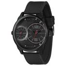 Relógio LINCE masculino dual time preto MRNH214L50 PVPX