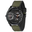 Relógio LINCE masculino dual time verde MRNH214L50 POEX