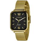 Relógio Lince Masculino Ref: Mqgh213l34 P2kx Retangular Mesh Dourado Relógio Lince Masculino Ref: Mqgh213l34 P2kx Retangular Mesh Dourado