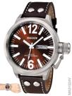 Relógio Magnum Sports MA31524V Quartz Prata Pulseira de Couro Marrom