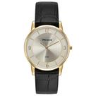Relógio Masc. Slim Couro Croco Dourado- 23724GPSVDC2