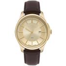 Relógio Masculino 2115TYH-0X Analógico Pulseira de Couro Dourado Technos