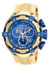 Relógio Masculino 21361 Aço Inox Dourado Vidro Safira