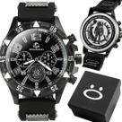 Relogio Masculino Aço Inox Silicone Preto + Caixa Premium silicone ponteiro ajustavel autentico qualidade premium social